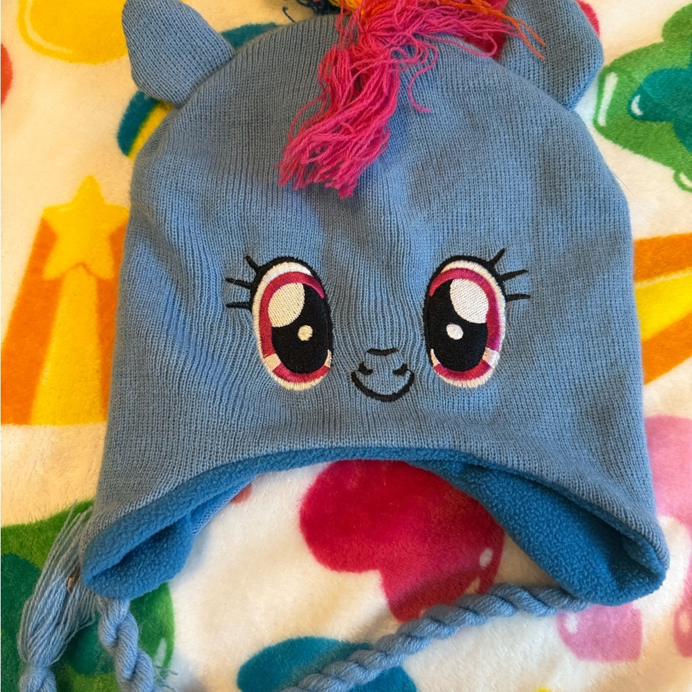 My Little Pony Rainbow Dash Mohawk Knit Hat